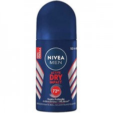 Desodorante Active Dry Impact Roll-on / Nivea Men 50ml